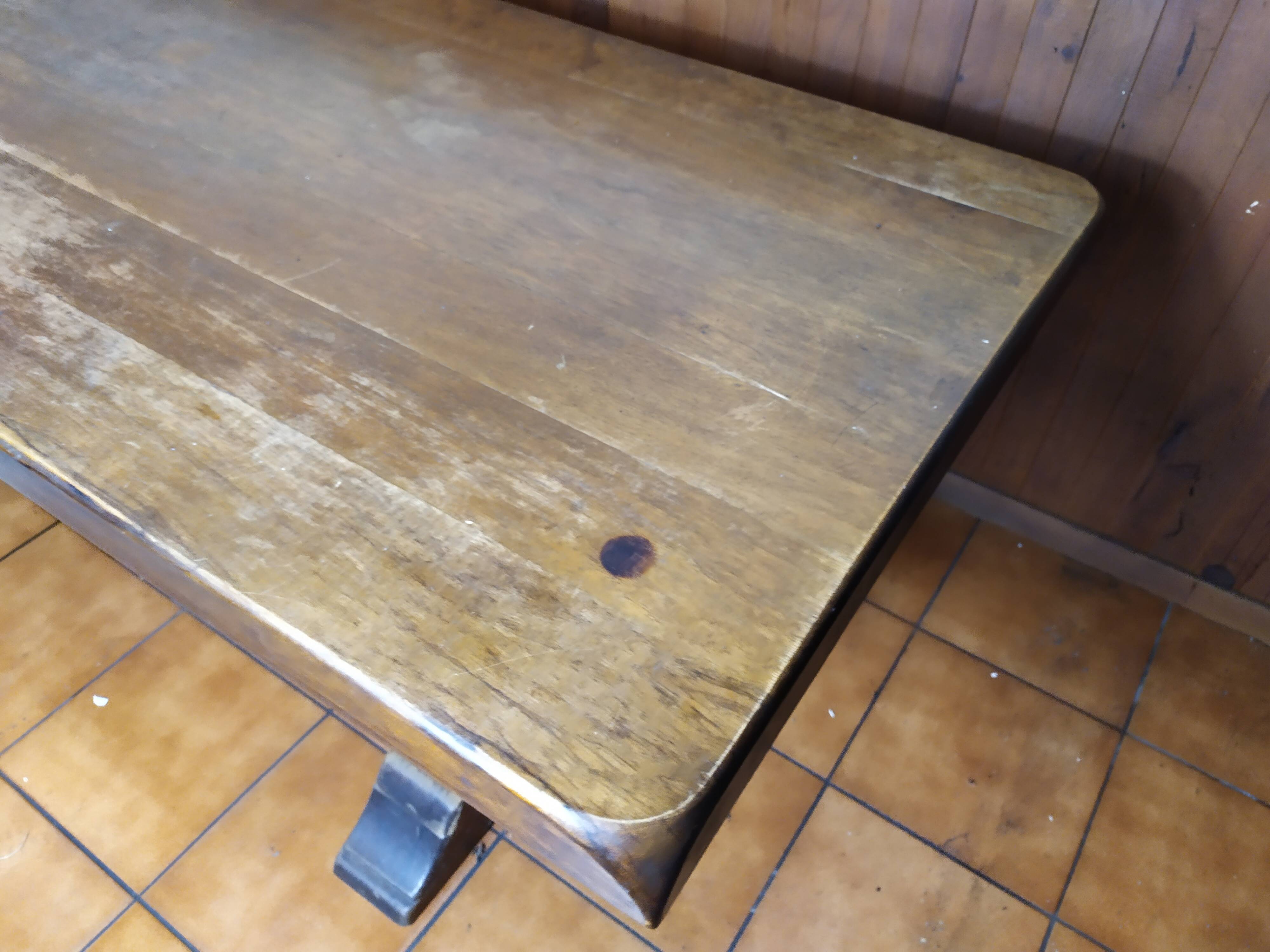 Dining table in solid wood for 10 - 12 people