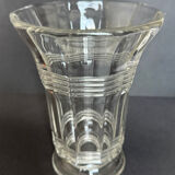 2 Art Deco vases in moulded glass