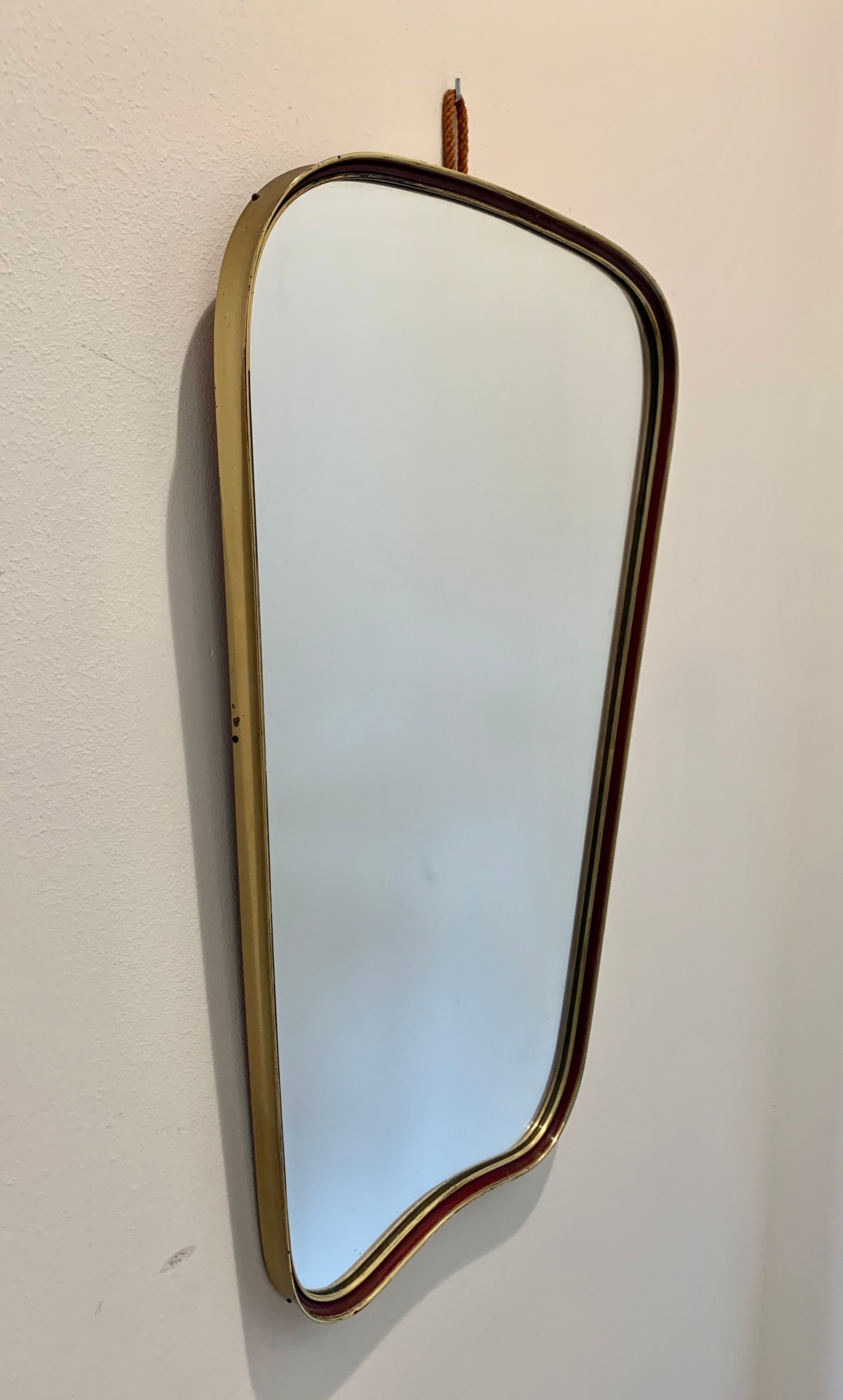 Mid-century wall mirror, 60x39cm, 1960