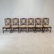Set of 6 Bamboo Dining Chairs from Gasparucci Italo, 1970s