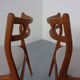 Model 138 Teak & Kvadrat Hallingdal Dining Chairs by Johannes Andersen for Uldum Møbelfabrik, Denmark, 1960s, Set of 2