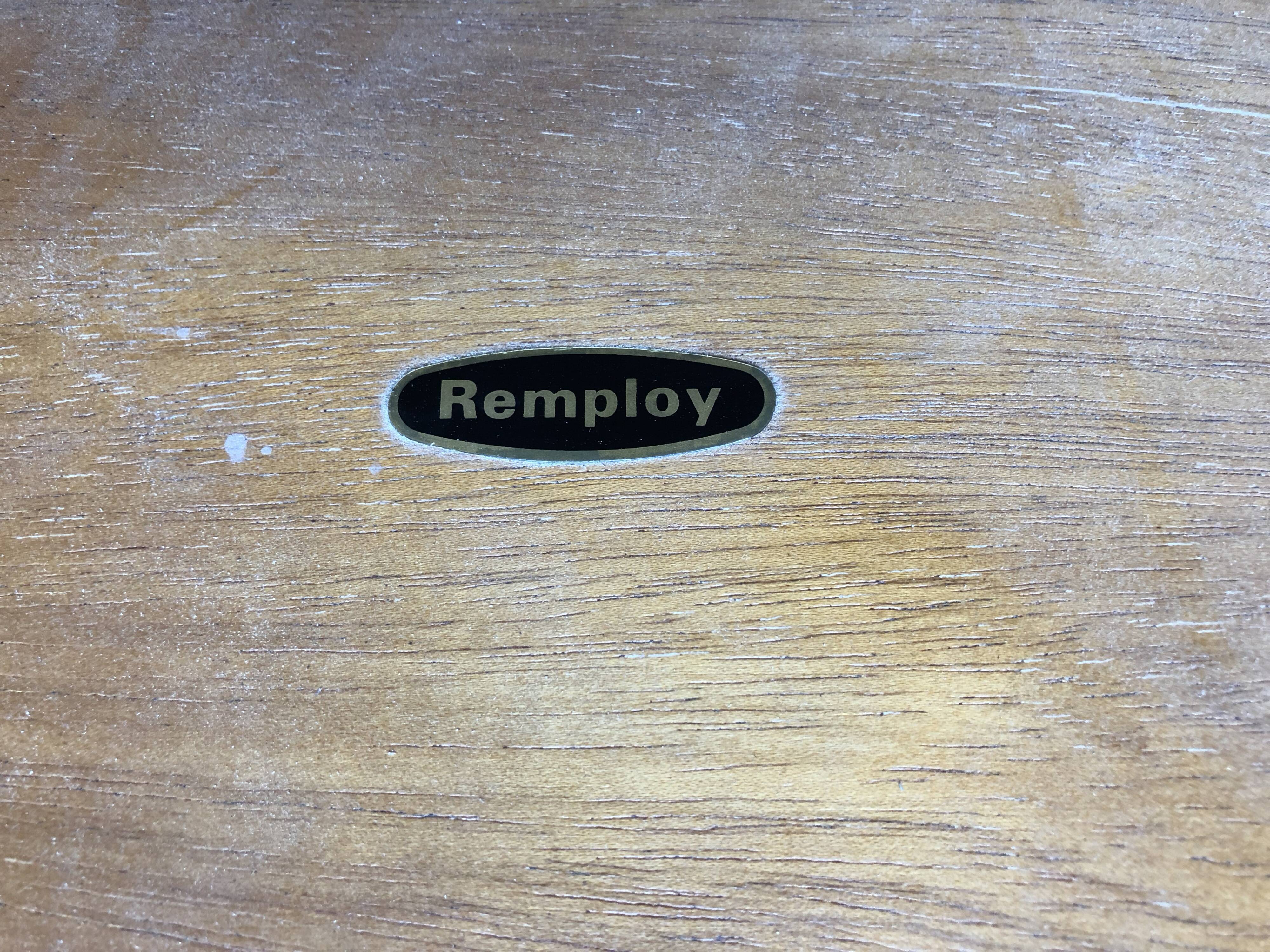 Pull-out tables teak by Remploy