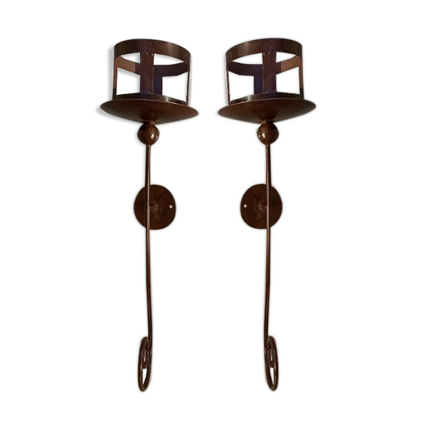 Set of 2 mureaux photophores