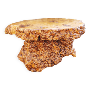 Table basse vintage brutaliste