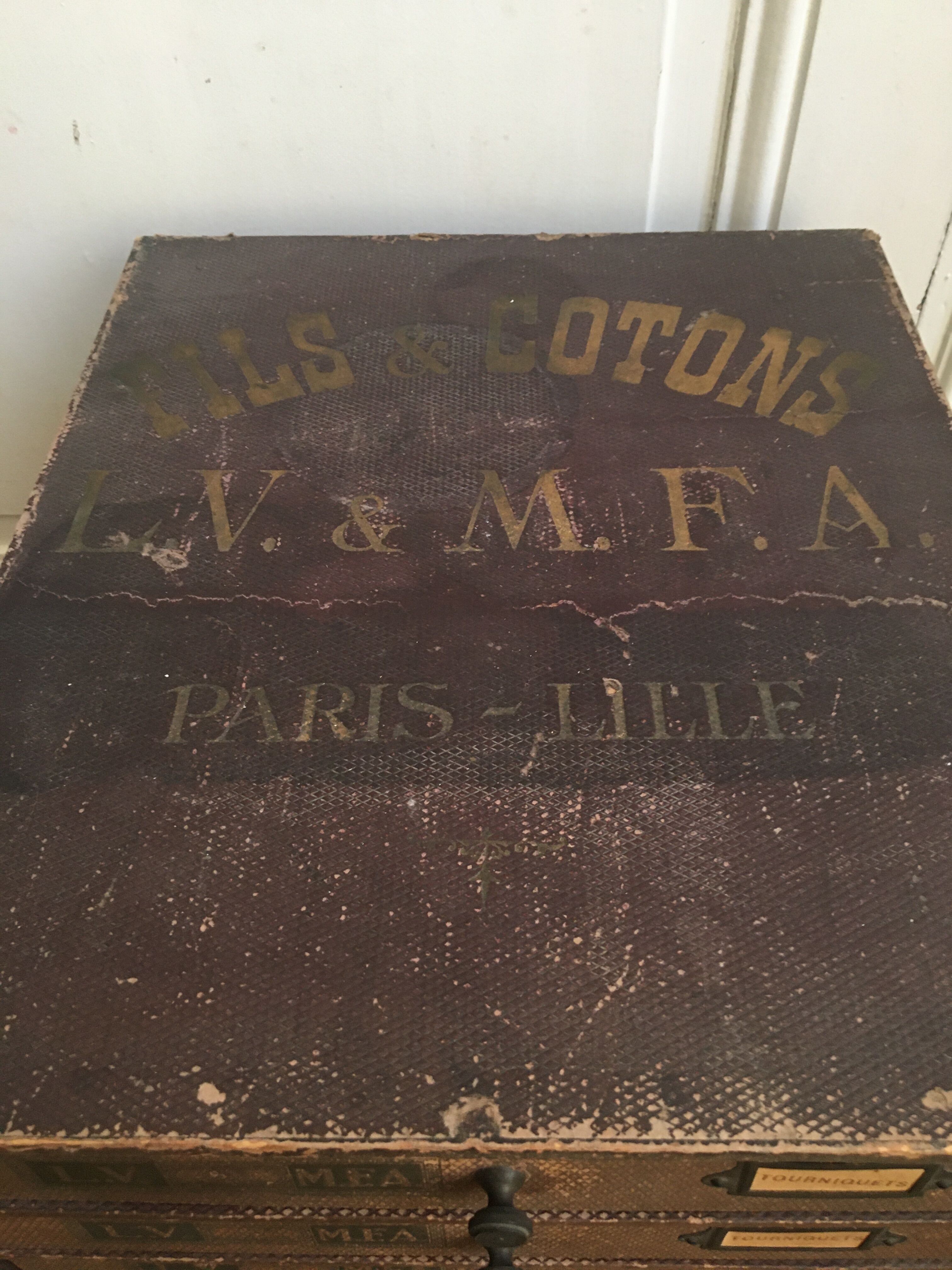 Former haberdashery display