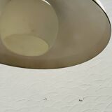 Suspension Philips vintage style Louis Kalff mustard
