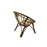 Rattan/bamboo children's armchair