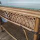 Vintage rattan console