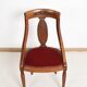 Chaise gondole Art Déco en bois massif
