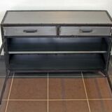 Industrial metal sideboard