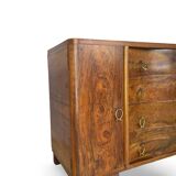 Italian Art deco walnut sideboard
