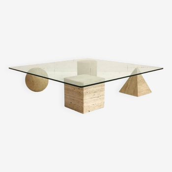 Metafora coffee table, Martinelli Luce, Leila and Massimo Vignelli, 1980