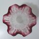 Old pink glass paste tulip
