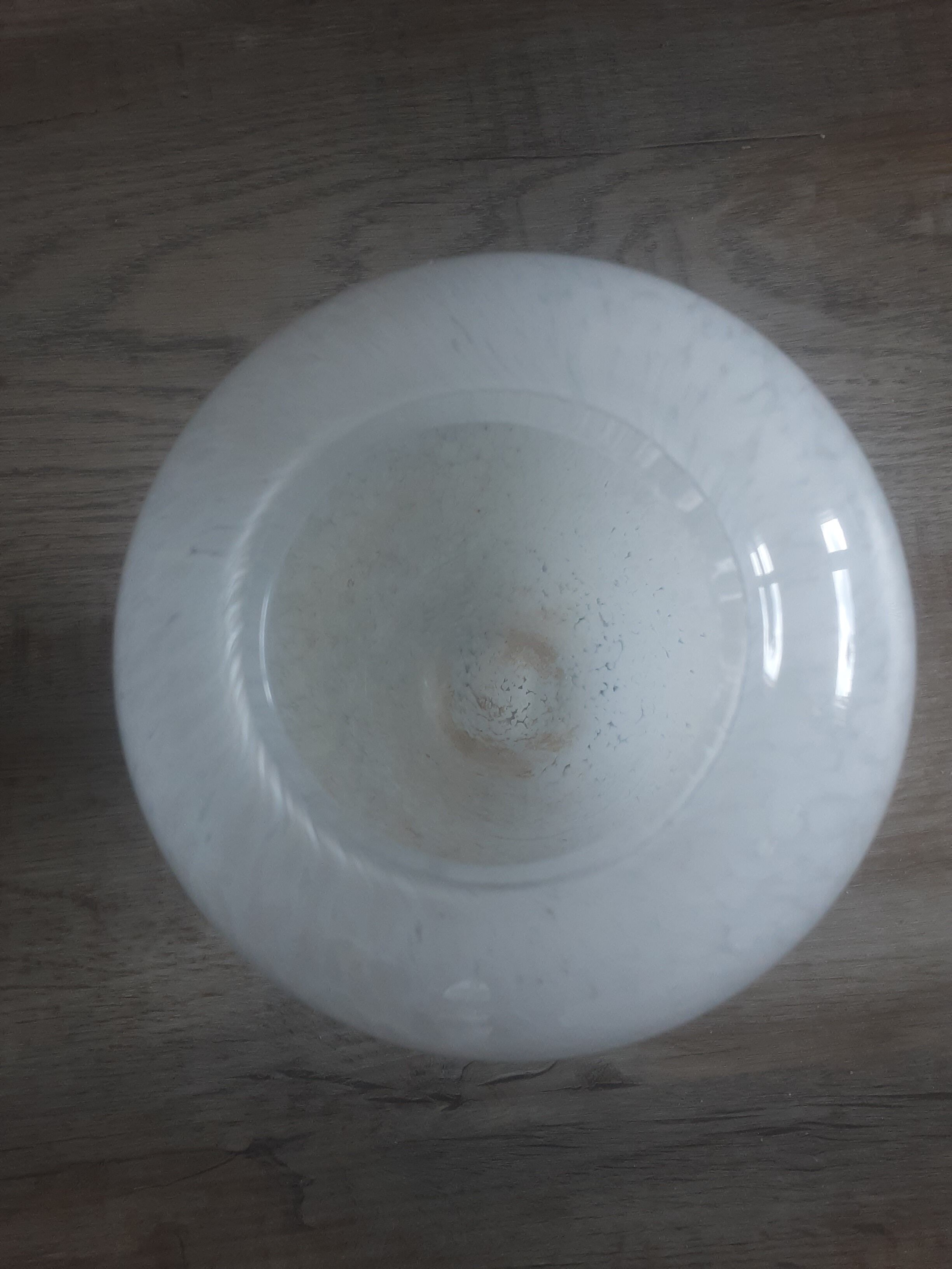 White Murano vase - year 80