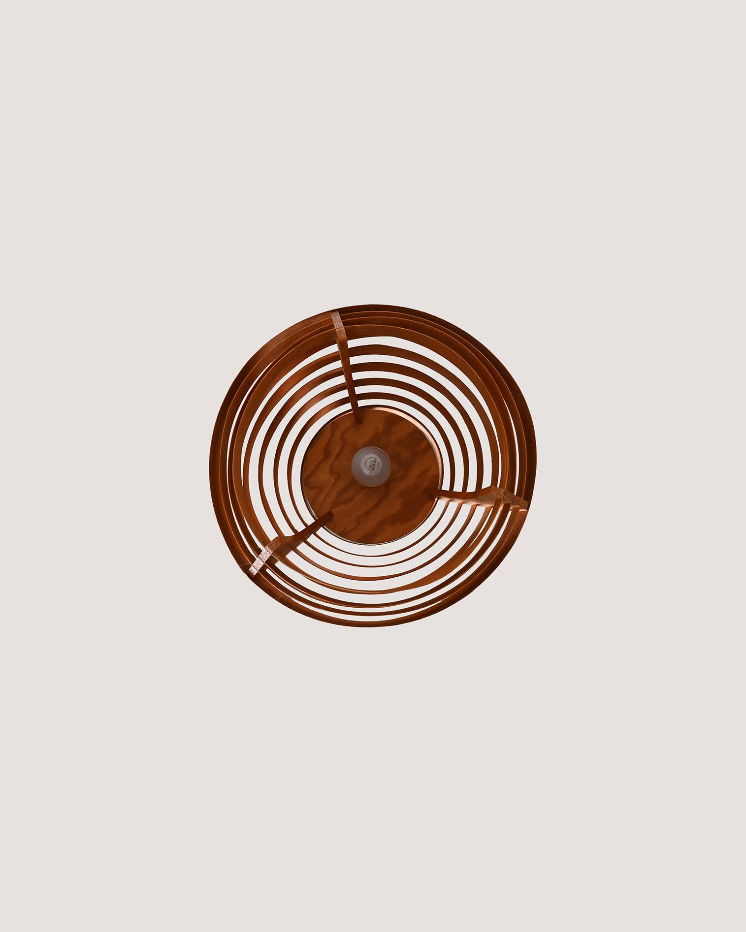 Pendant lamp in Swedish pine from Scandinavian production, 1960s