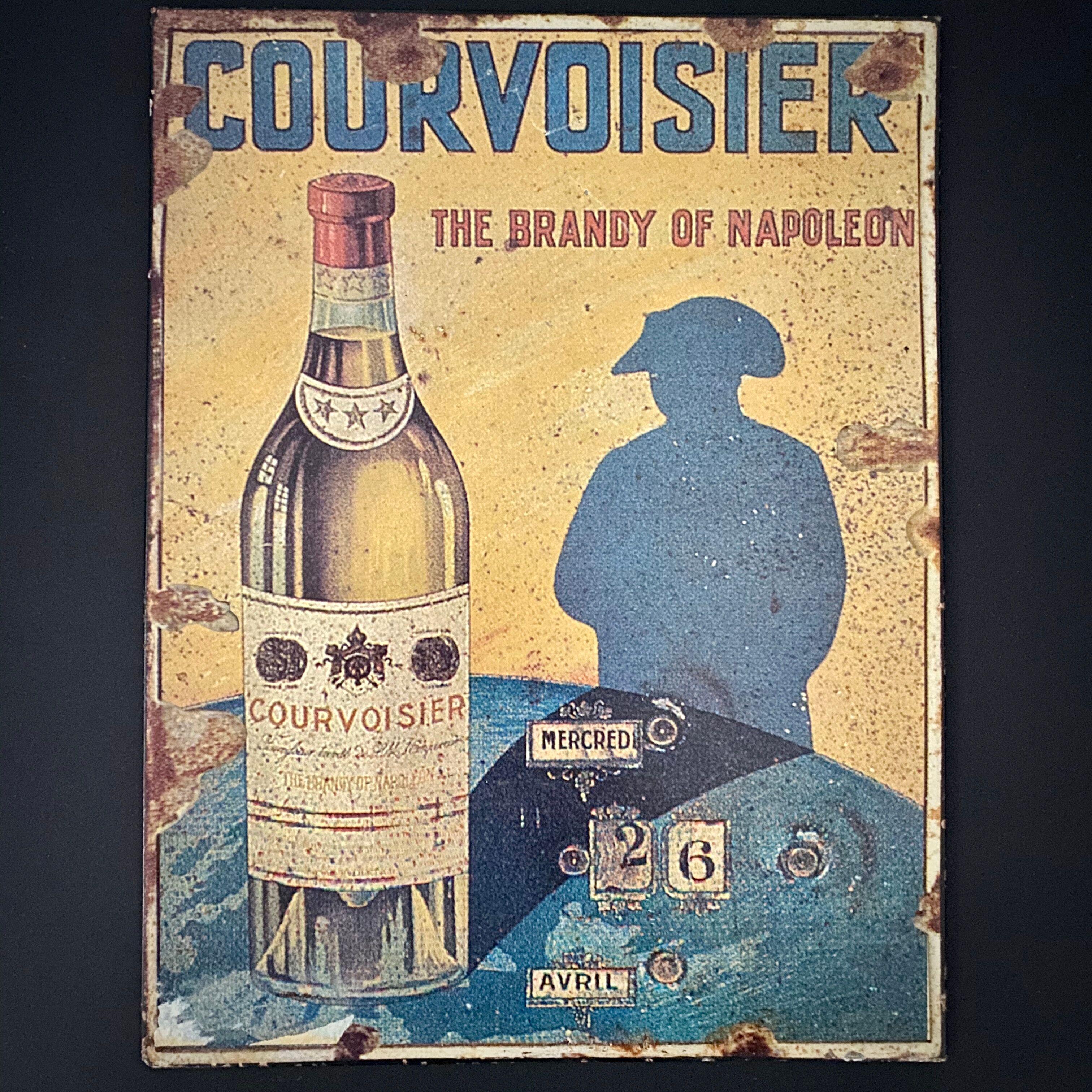 Tin plates - Courvoisier/Get Pippermint