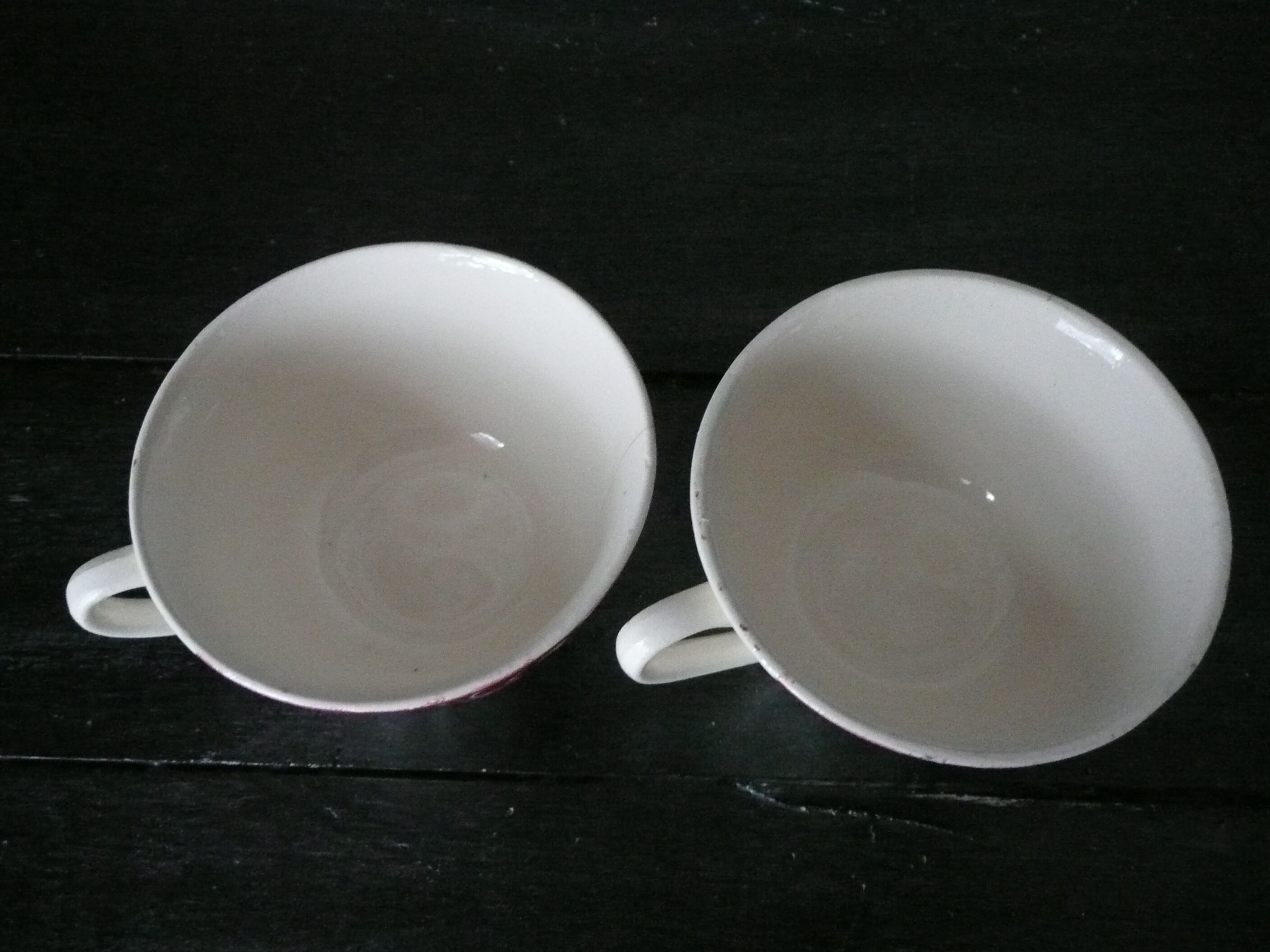 Vintage coffee cups