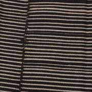Tapis turc à fines rayures noires et grises (6 x 9 po), 183 x 269 cm
