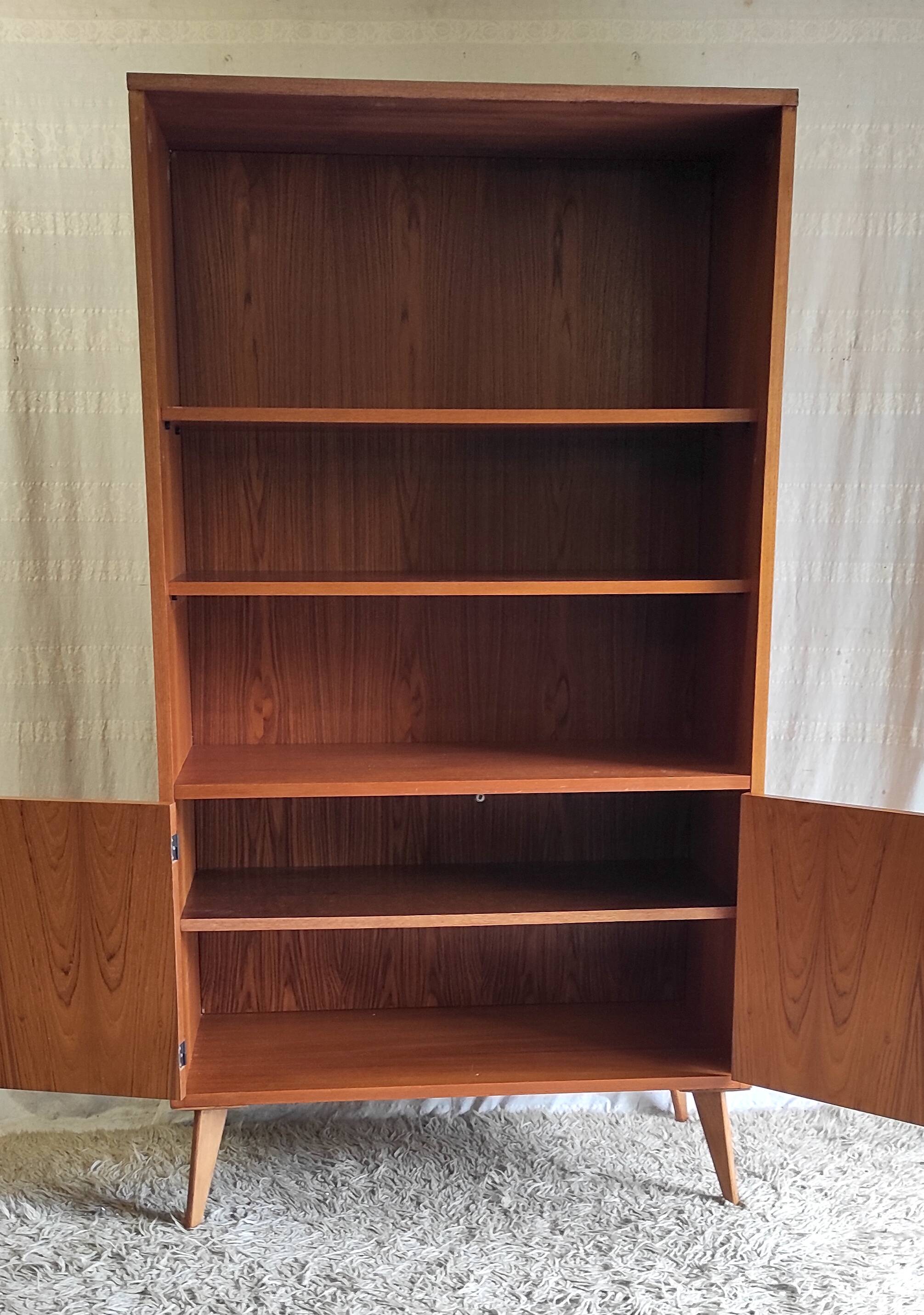 Scandinavian-style teak bookcase, 1960s