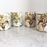 Kéraluc Mugs - Vintage Quimper, 1970