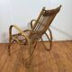 vintage italian rattan lounge chair