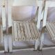 Trio of vintage folding chairs 60s