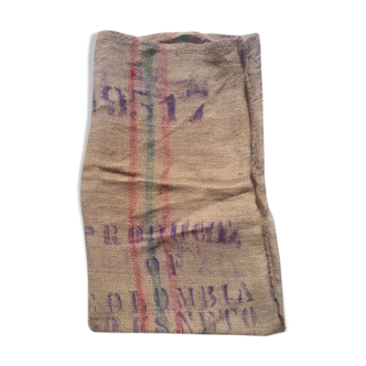 Colombia coffee bag in burlap