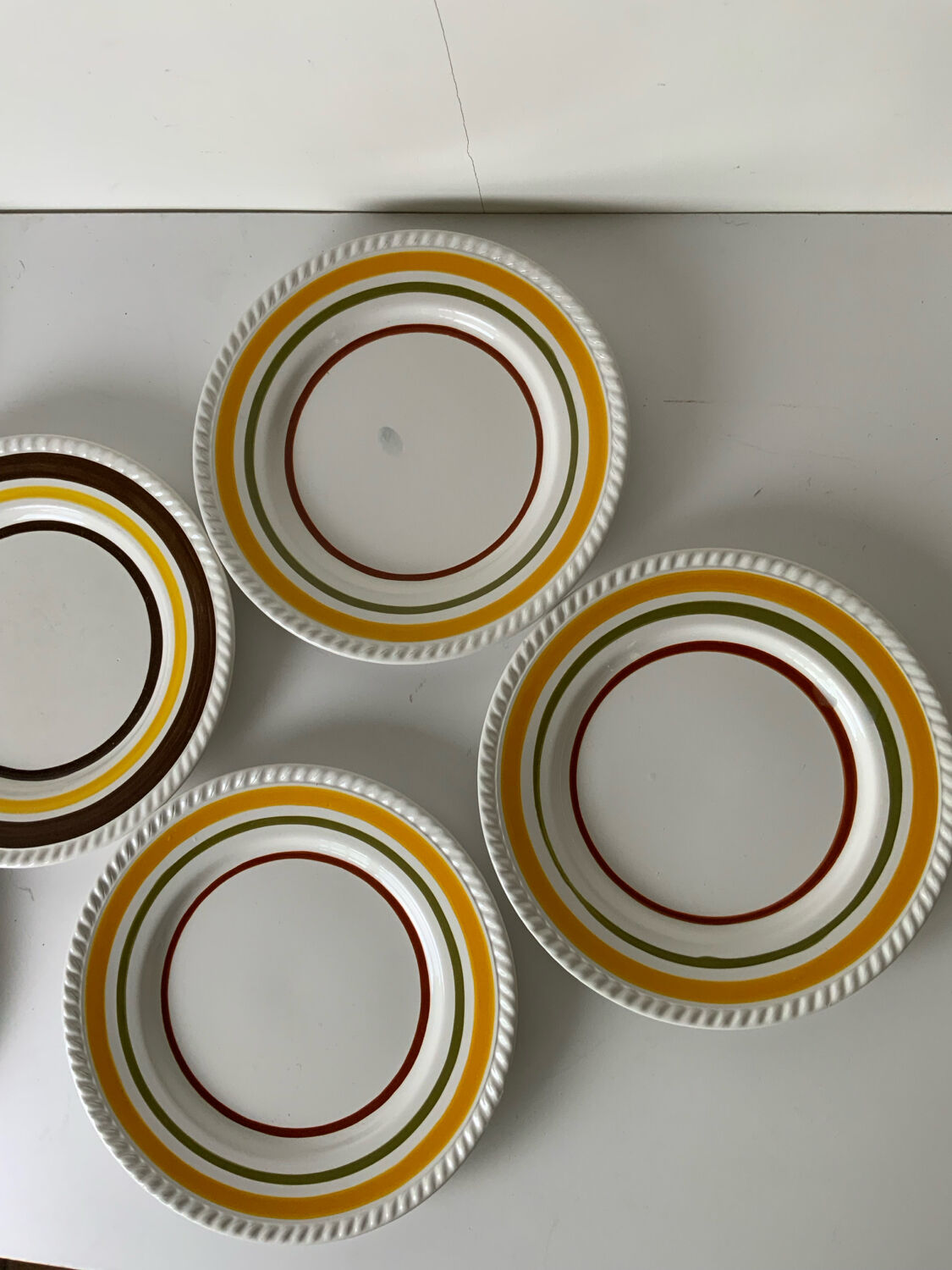 Vintage 70s plates