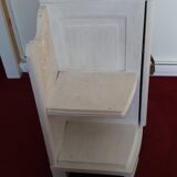 Art Deco bedside table top red marble