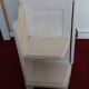 Art Deco bedside table top red marble