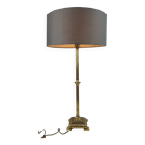 Empire Table/Desk Lamp, Antique Column, Neo-Classical, Gilded Bronze