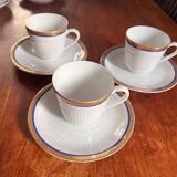 Bavarian porcelain coffee or tea trio service