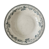 Plat rond creux terre de fer Saint Amand