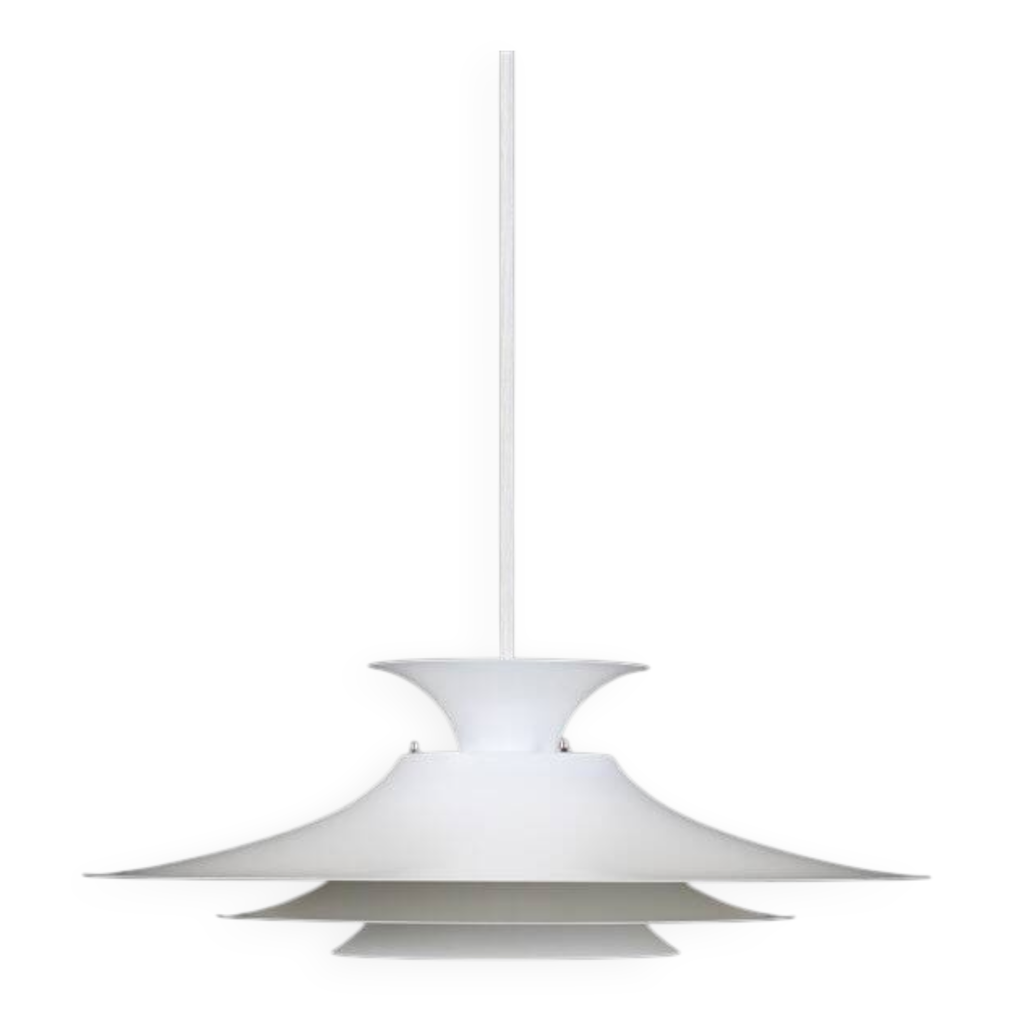 Danish modern design pendant lamp by Form-Light / 1970s / 1980s