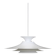 Danish modern design pendant lamp by Form-Light / 1970s / 1980s