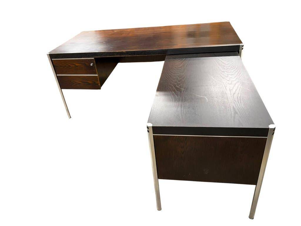 XL vintage executive desk / EFAC corner desk