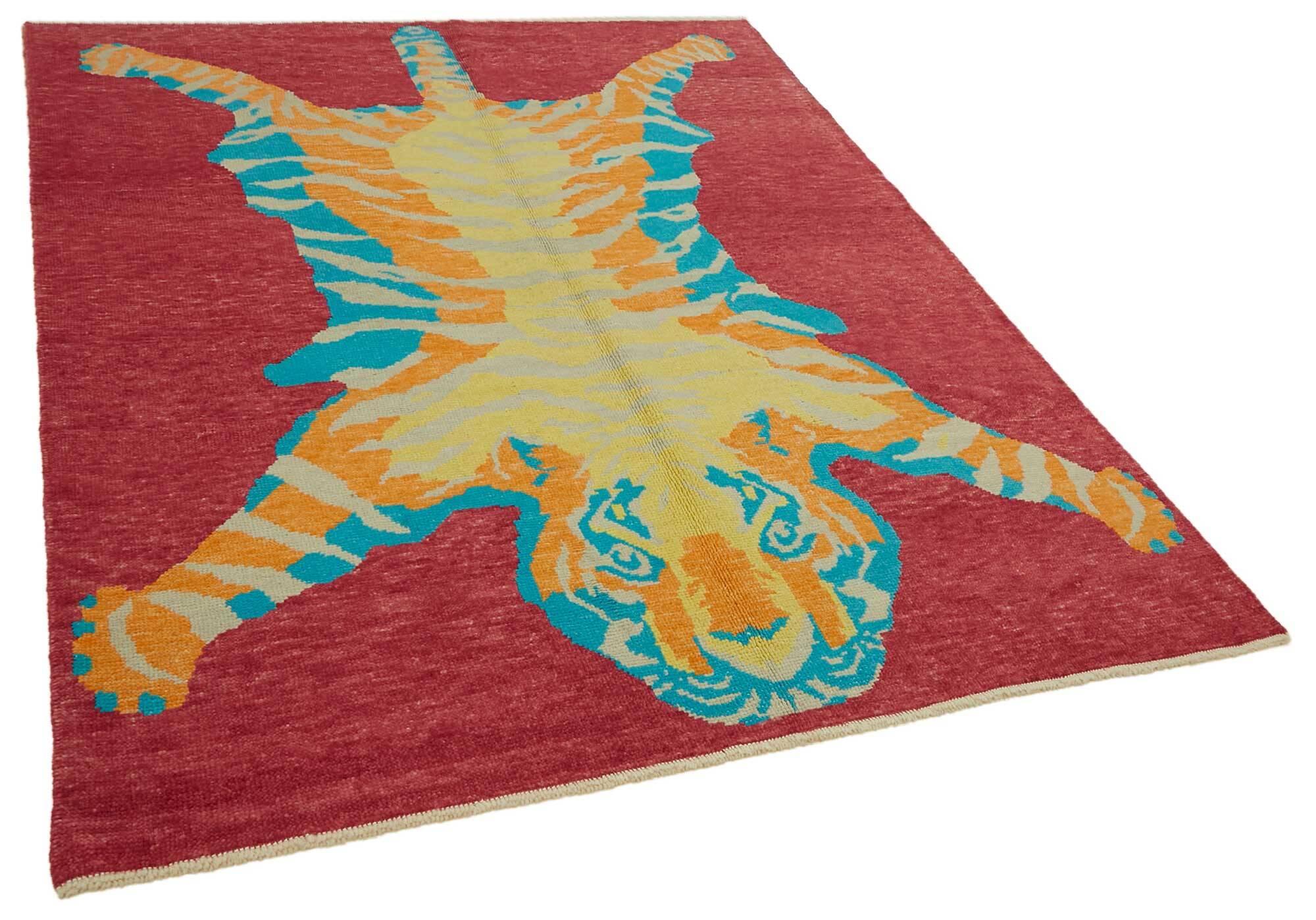 Turkish Handknotted Wool Tiger Rug  192 cm x 240 cm