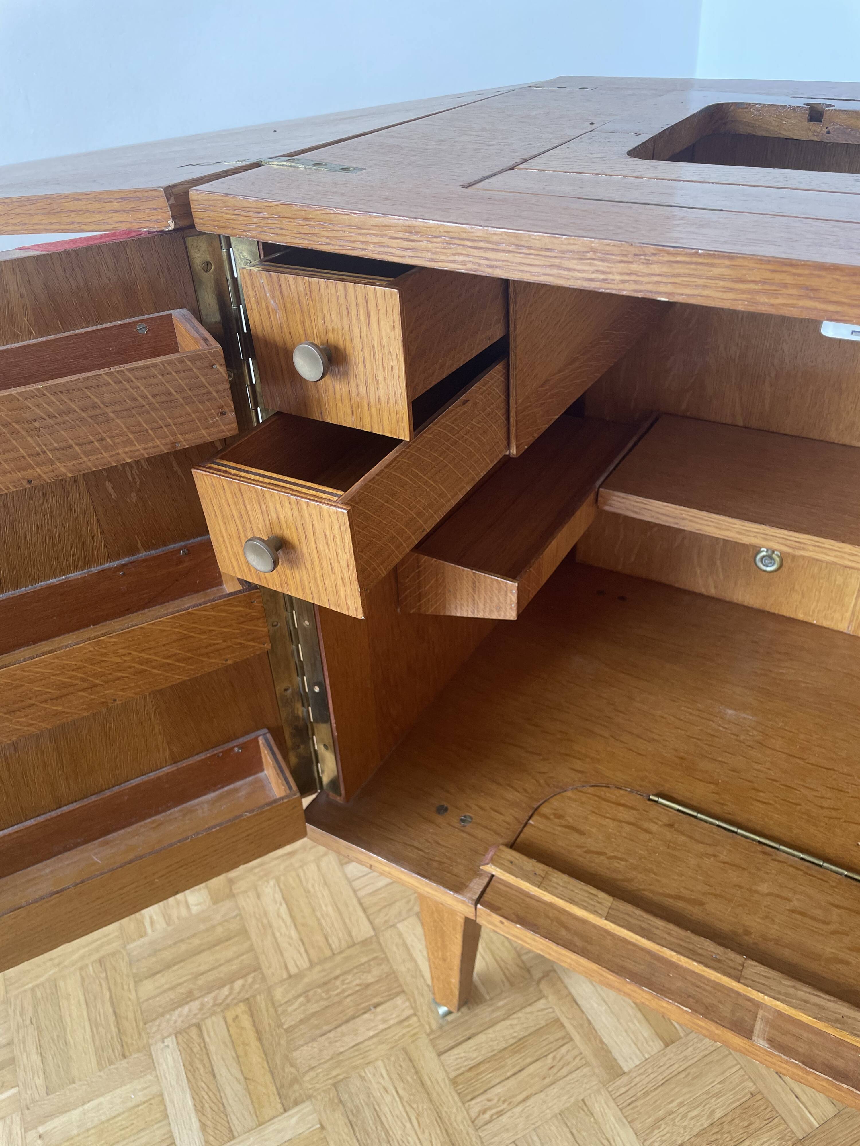 1960s sewing cabinet