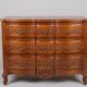 Chest of drawers with 3 drawers in cherry wood