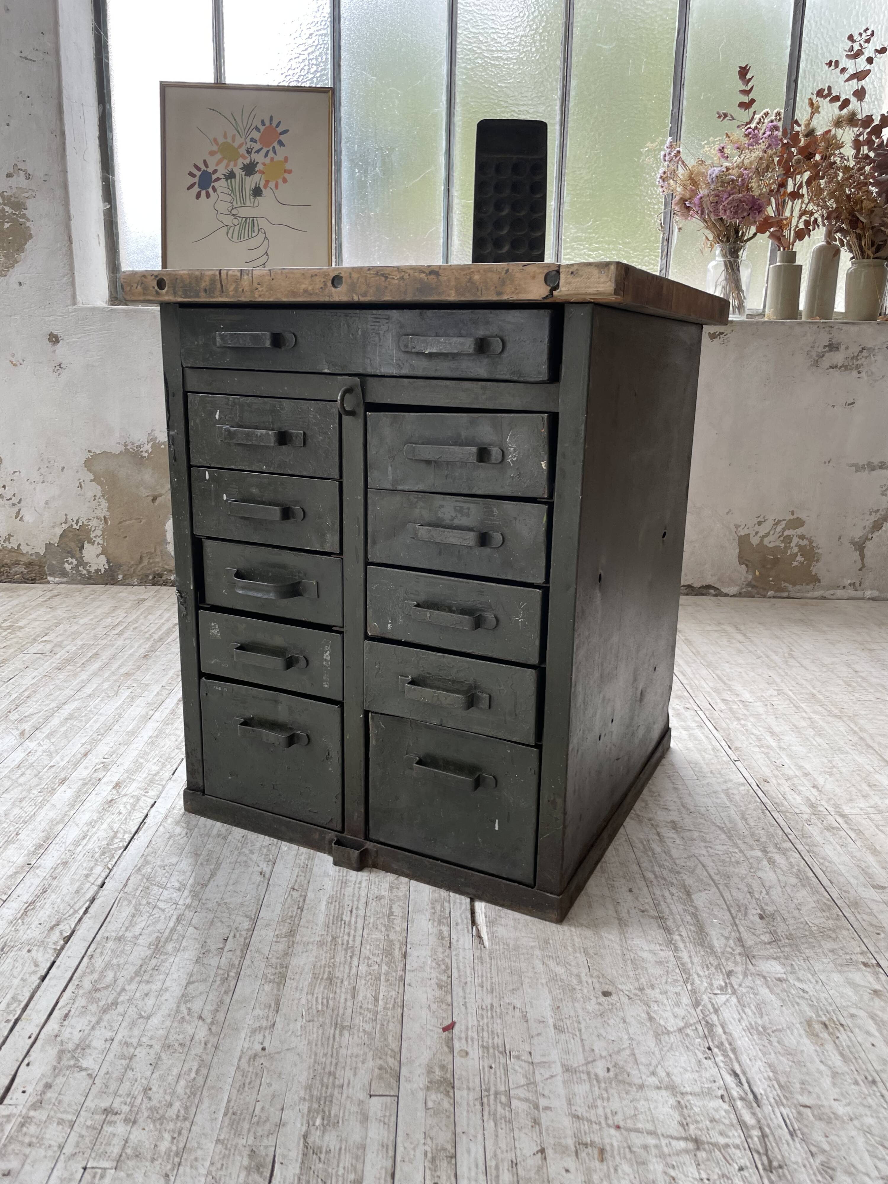 Industrial military storage workbench furniture