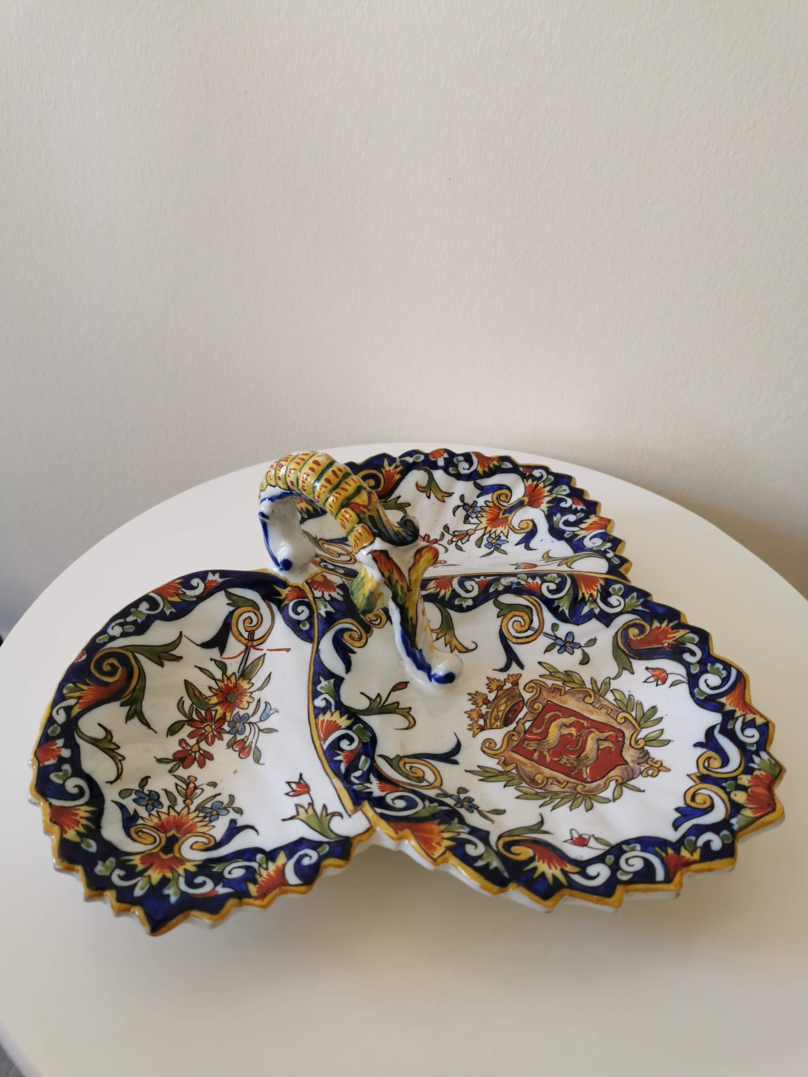 Faience servant of Desvres late nineteenth, early twentieth