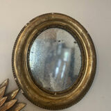 Mirror in gilded stucco nineteenth century