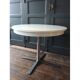 Vintage round table with extensions 1970