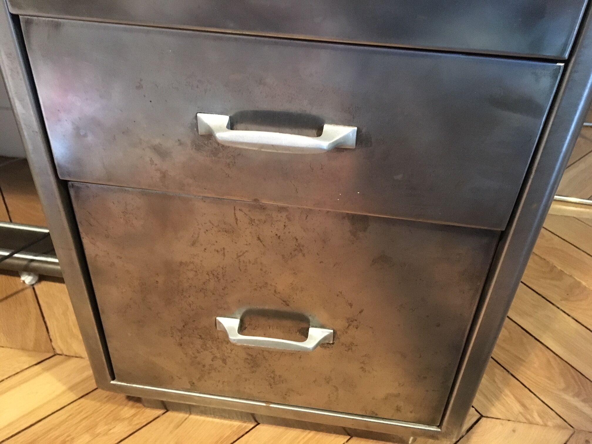 Industrial metal office