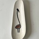 Ceramic pocket emptier signed Guy Rolland Marcy, France 1950