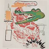 Wharol / Basquiat collaboration screen print