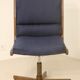 Fauteuil de bureau vintage pivotant en bois année 70