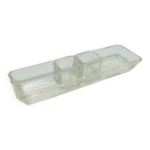 ABI Art Deco Toilet Accessory, Crystal, Czechoslovakia, 1930s