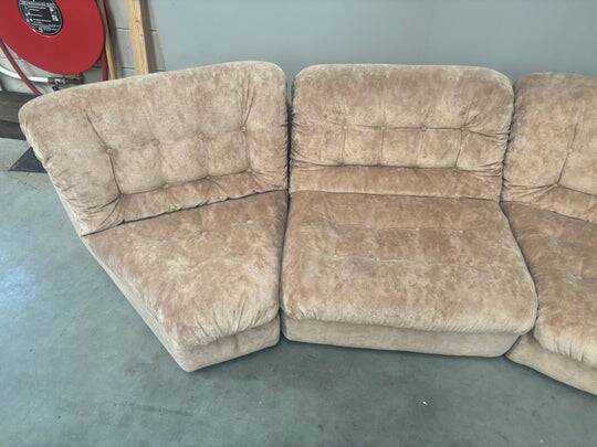 Vintage XXL round modular sofa, 1970s