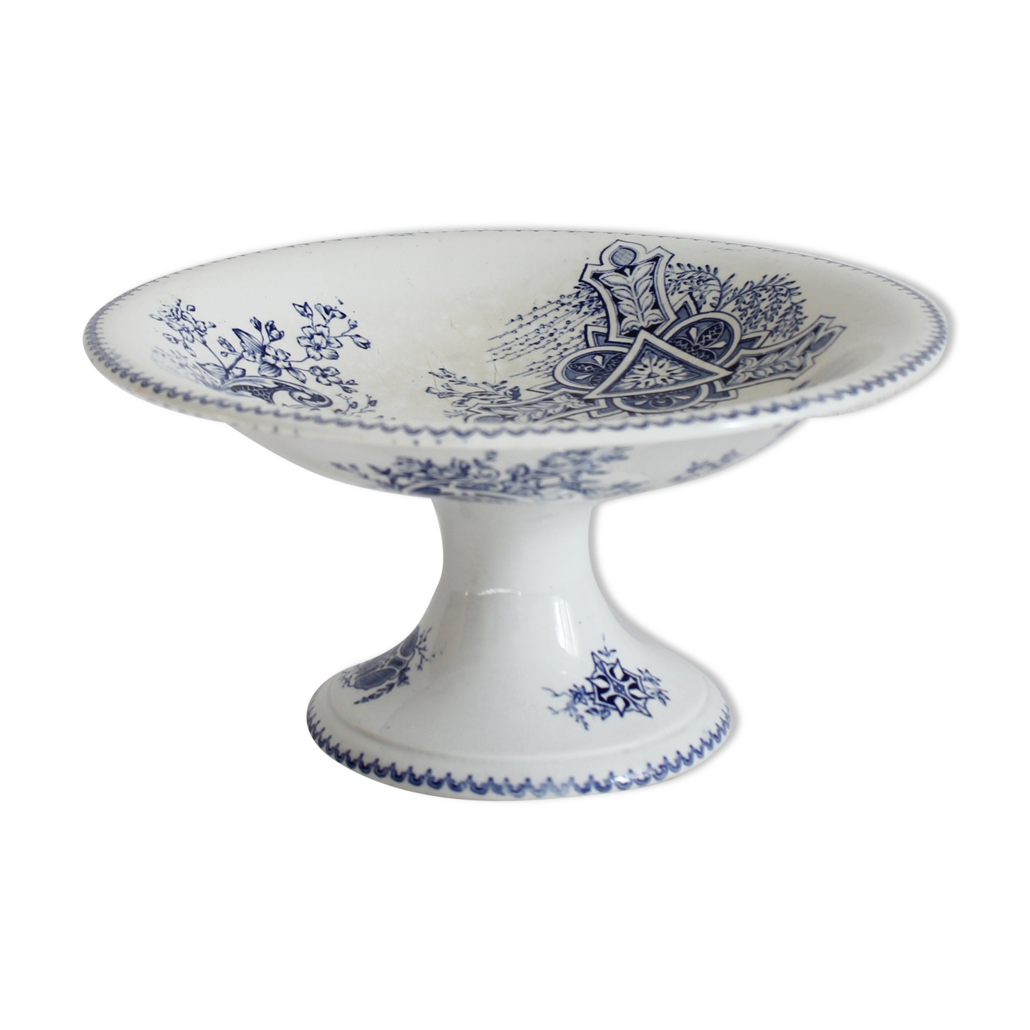Ironstone fruit bowl "cartouches" u&c sarreguemines